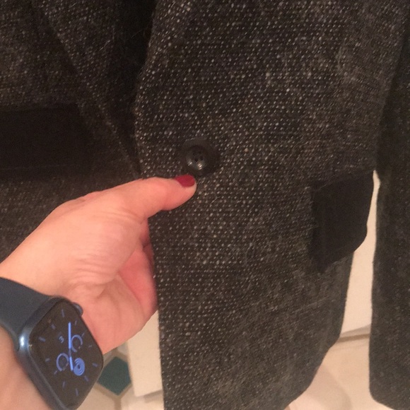 Gucci Wool Blazer Jacket 38 Black Women Size 38 - Picture 8 of 10